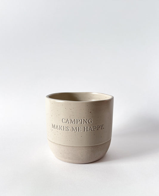CAMPING MAKES ME HAPPY - KERAMIKTASSE